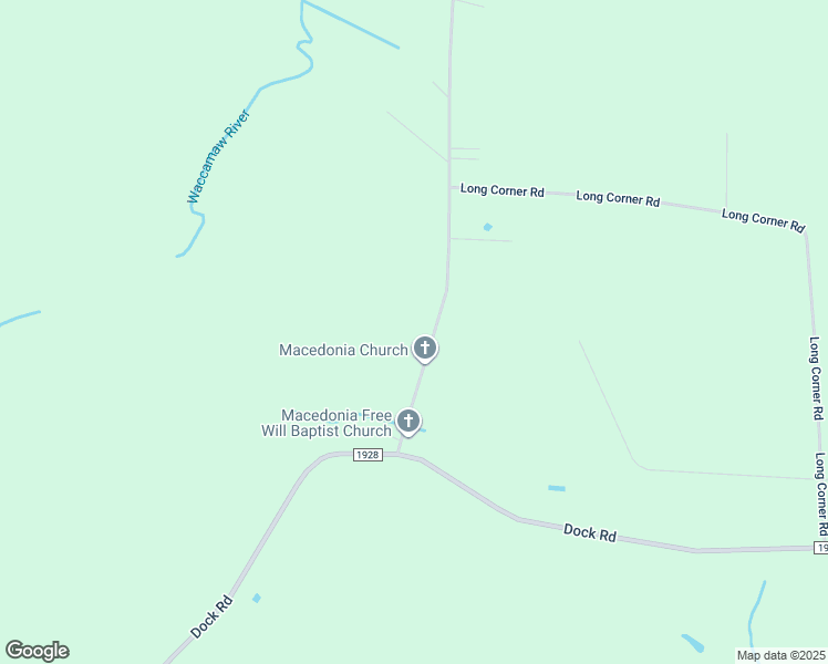 map of restaurants, bars, coffee shops, grocery stores, and more near 351 Crusoe Island Road in Whiteville