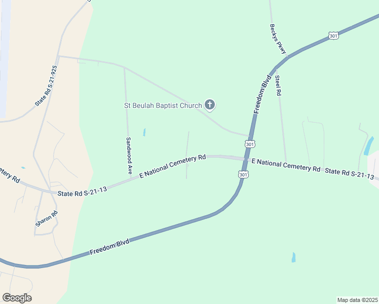 map of restaurants, bars, coffee shops, grocery stores, and more near 2915 East National Cemetery Road in Florence