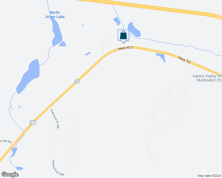 map of restaurants, bars, coffee shops, grocery stores, and more near 4253 Cave Spring Road Southwest in Rome