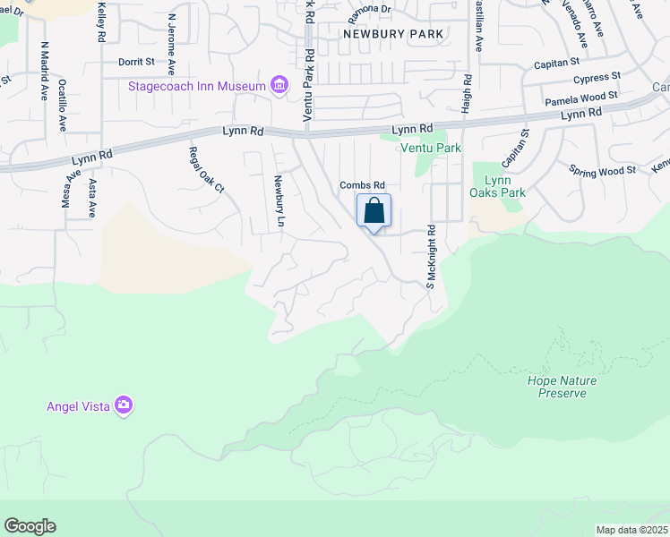 map of restaurants, bars, coffee shops, grocery stores, and more near 1124 Kathleen Drive in Ventura County