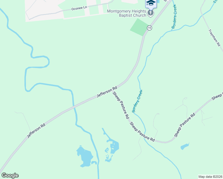 map of restaurants, bars, coffee shops, grocery stores, and more near 6197 Jefferson Road in Commerce