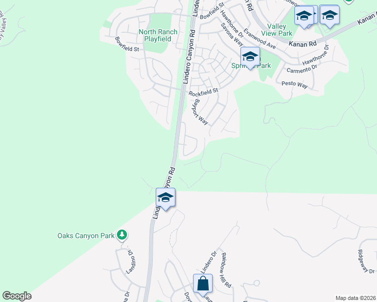 map of restaurants, bars, coffee shops, grocery stores, and more near 4744 Rhapsody Drive in Oak Park