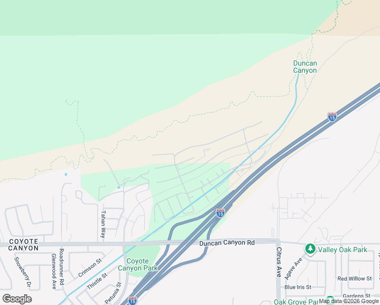 map of restaurants, bars, coffee shops, grocery stores, and more near 15797 Conservatory Drive in Fontana
