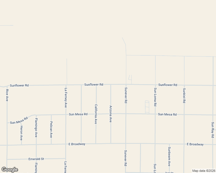 map of restaurants, bars, coffee shops, grocery stores, and more near 64009 Sunflower Road in Joshua Tree