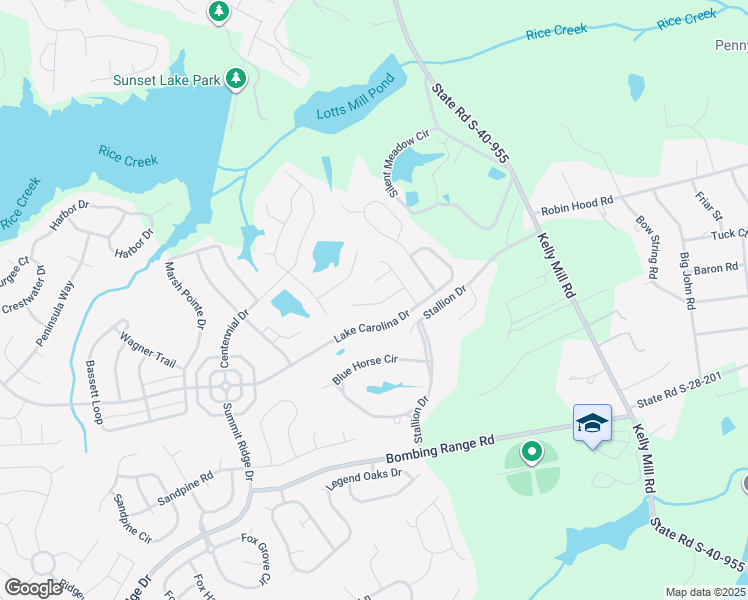 map of restaurants, bars, coffee shops, grocery stores, and more near 138 Chatham Trace in Columbia