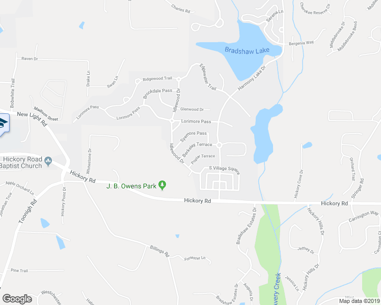 map of restaurants, bars, coffee shops, grocery stores, and more near 727 Berkeley Terrace in Canton