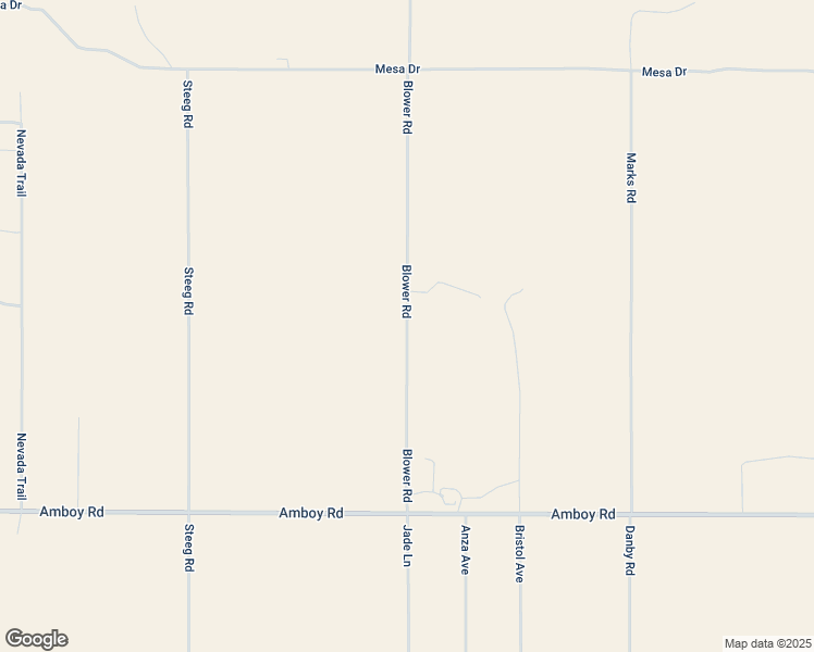 map of restaurants, bars, coffee shops, grocery stores, and more near 4500 Blower Road in Twentynine Palms