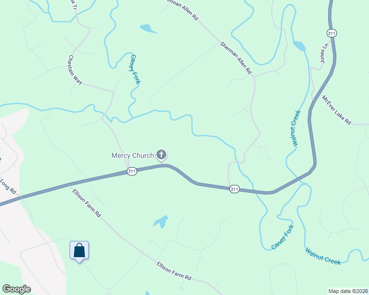 map of restaurants, bars, coffee shops, grocery stores, and more near 3792 Tanners Mill Road in Gainesville