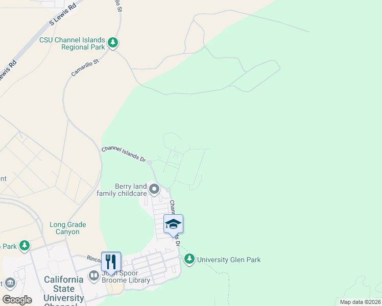 map of restaurants, bars, coffee shops, grocery stores, and more near 246 San Miguel Island Drive in Camarillo
