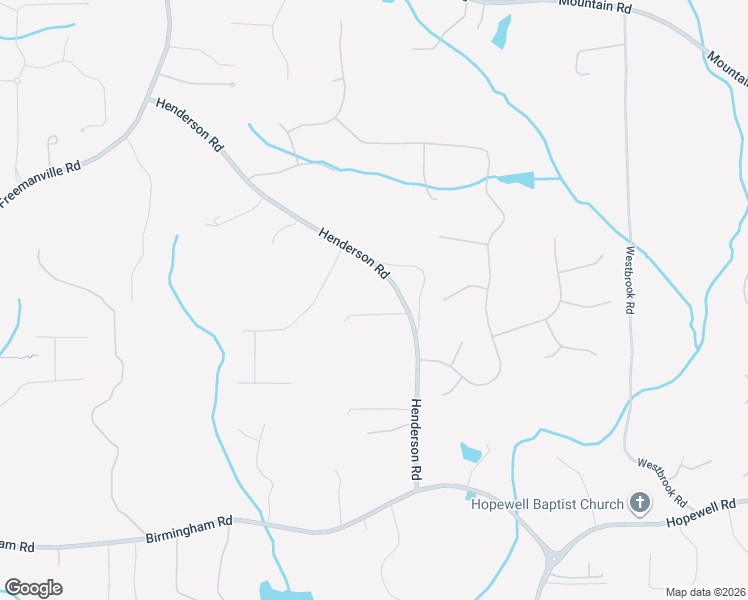 map of restaurants, bars, coffee shops, grocery stores, and more near 16060 Henderson Rd in Alpharetta