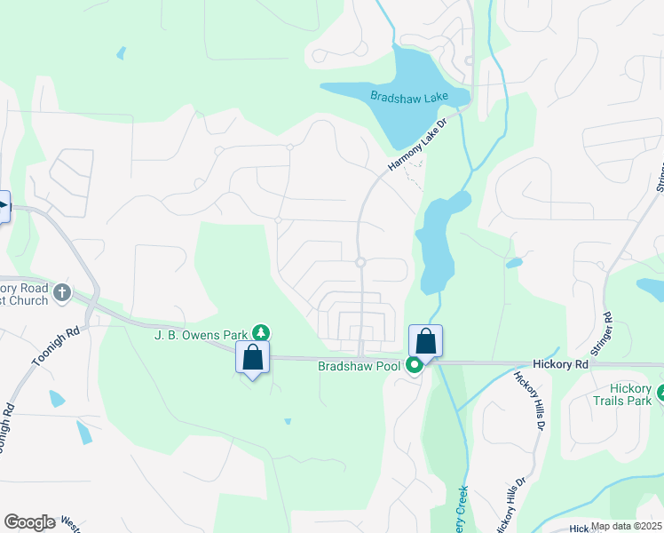 map of restaurants, bars, coffee shops, grocery stores, and more near 713 Berkeley Terrace in Canton