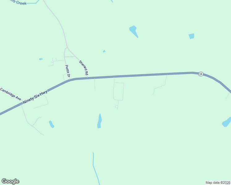 map of restaurants, bars, coffee shops, grocery stores, and more near 132-216 Butler Circle in Ninety Six
