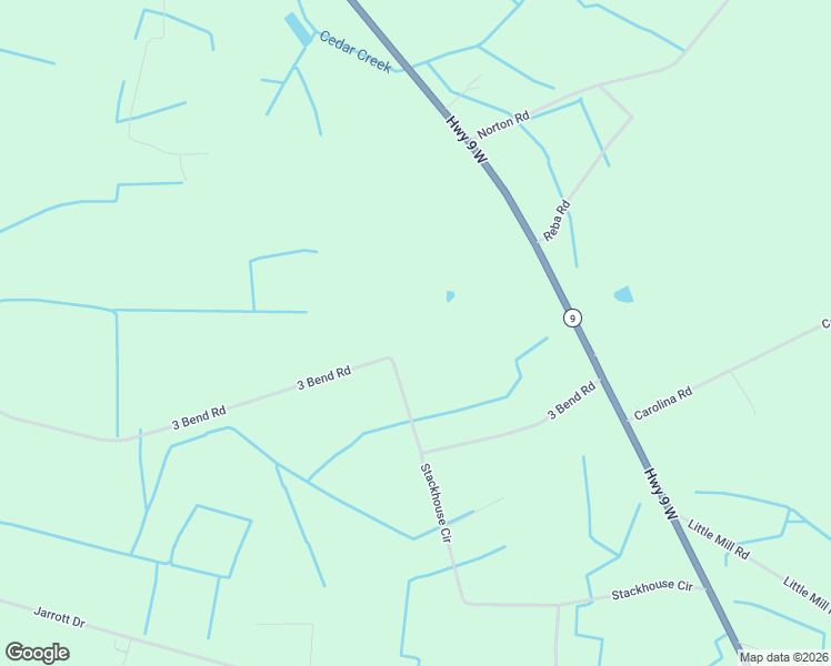map of restaurants, bars, coffee shops, grocery stores, and more near 6534 3 Bend Road in Nichols