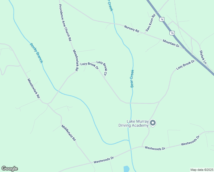 map of restaurants, bars, coffee shops, grocery stores, and more near 437 Lazy Brook Drive in Little Mountain