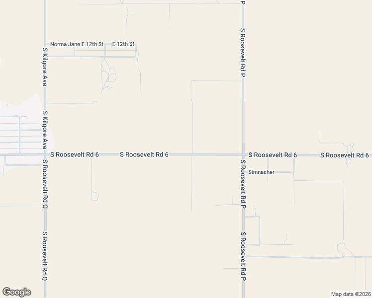 map of restaurants, bars, coffee shops, grocery stores, and more near 1628 South Roosevelt Road 6 in Portales