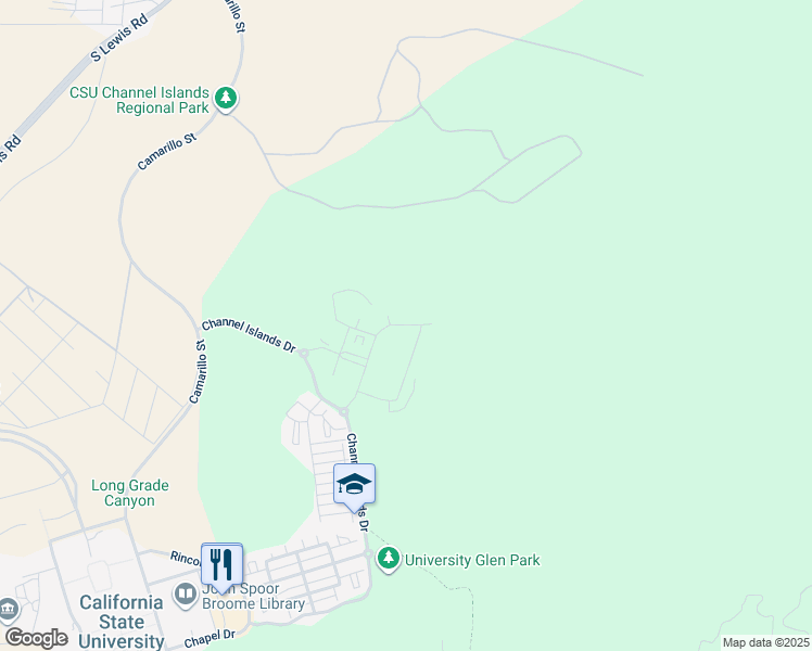 map of restaurants, bars, coffee shops, grocery stores, and more near 297 San Miguel Island Drive in Camarillo