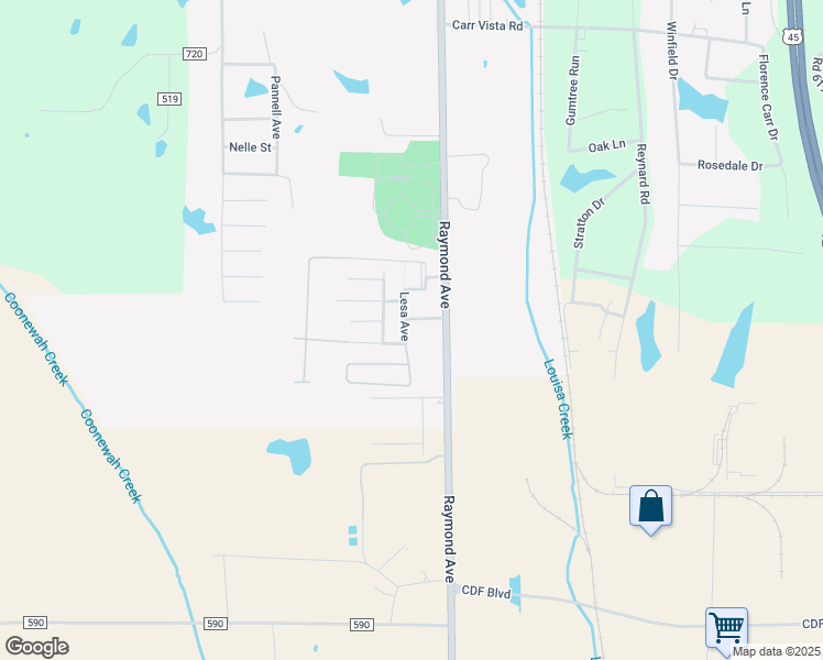 map of restaurants, bars, coffee shops, grocery stores, and more near 136 Lisa Avenue in Tupelo