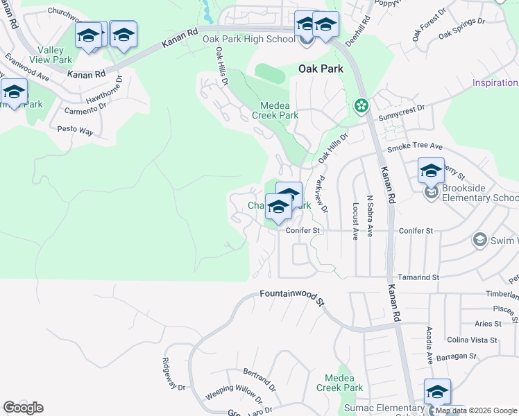 map of restaurants, bars, coffee shops, grocery stores, and more near 172 Conifer Circle in Oak Park