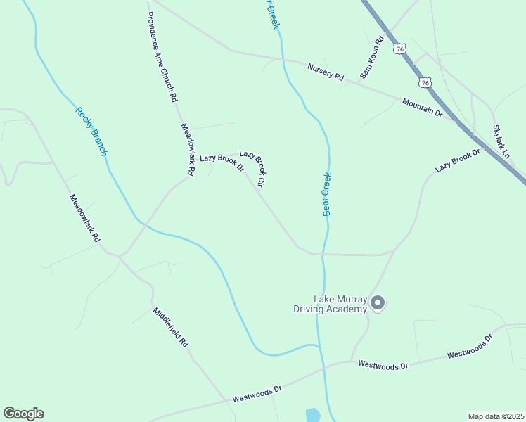map of restaurants, bars, coffee shops, grocery stores, and more near 437 Lazy Brook Drive in Little Mountain