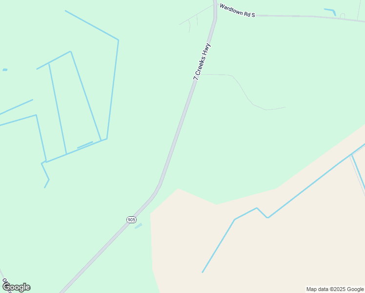 map of restaurants, bars, coffee shops, grocery stores, and more near 4821 7 Creeks Highway in Nakina