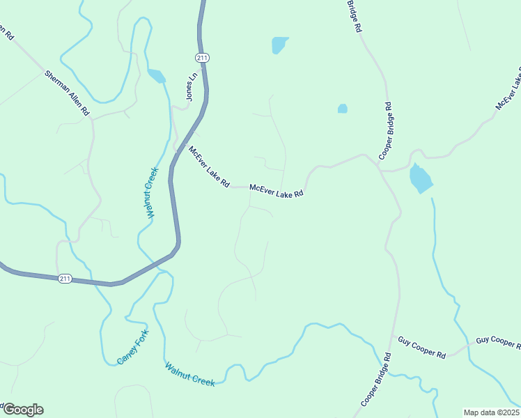 map of restaurants, bars, coffee shops, grocery stores, and more near Cheval Court in Hall County