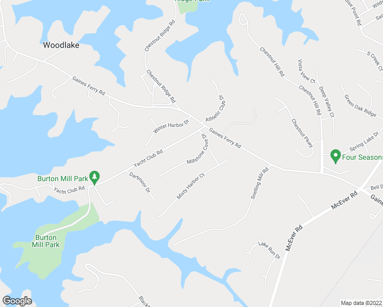 map of restaurants, bars, coffee shops, grocery stores, and more near 6442 Millstone Cove Drive in Flowery Branch