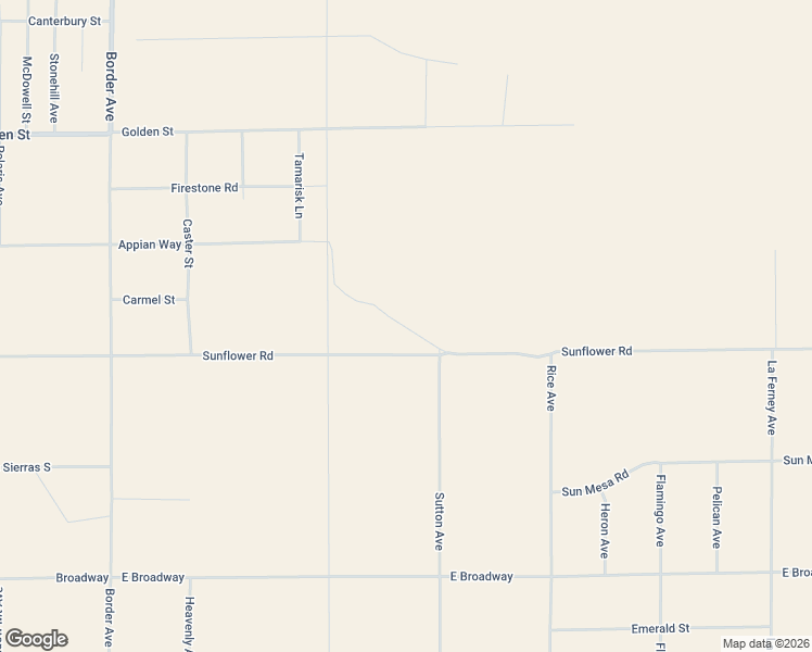 map of restaurants, bars, coffee shops, grocery stores, and more near Appian Way in Joshua Tree
