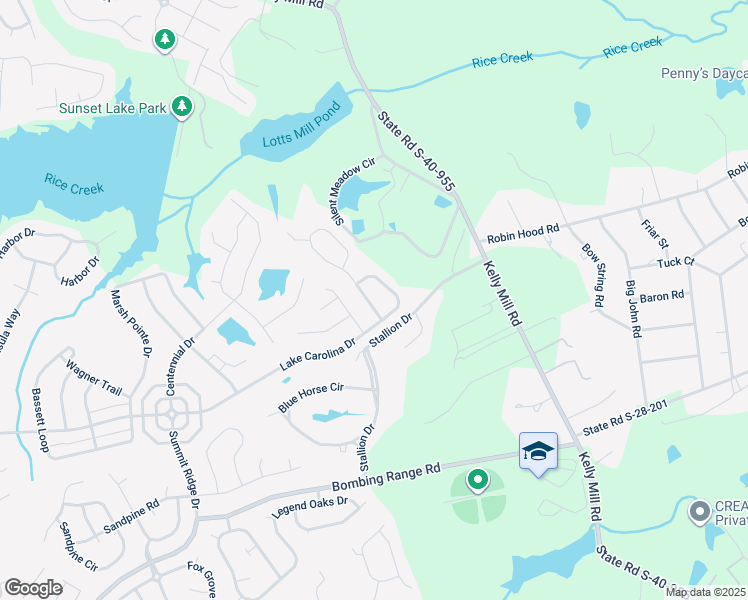 map of restaurants, bars, coffee shops, grocery stores, and more near 312 Denman Loop in Columbia