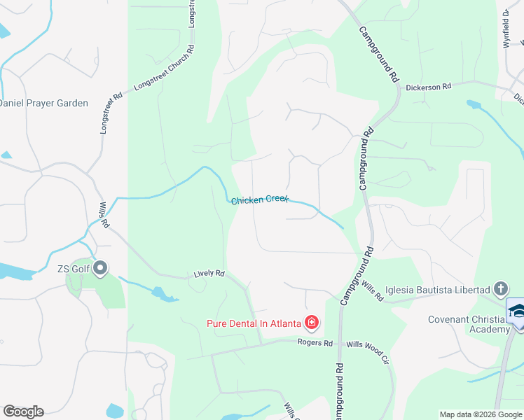 map of restaurants, bars, coffee shops, grocery stores, and more near 6250 Valley Stream Drive in Cumming