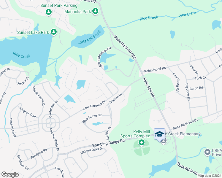 map of restaurants, bars, coffee shops, grocery stores, and more near 312 Denman Loop in Columbia