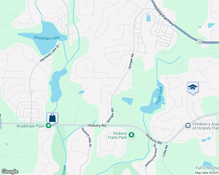 map of restaurants, bars, coffee shops, grocery stores, and more near 211 Orchard Trail in Canton