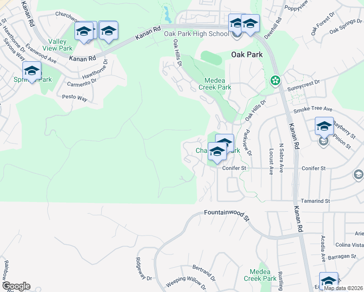 map of restaurants, bars, coffee shops, grocery stores, and more near 124 Conifer Circle in Oak Park