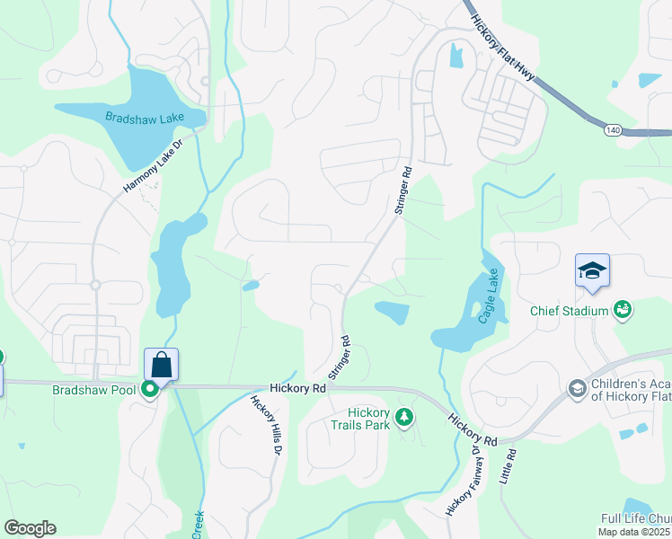 map of restaurants, bars, coffee shops, grocery stores, and more near 211 Orchard Trail in Canton