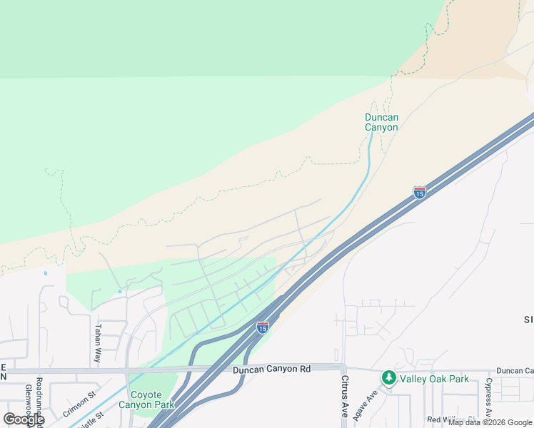 map of restaurants, bars, coffee shops, grocery stores, and more near 15926 Conservatory Drive in Fontana