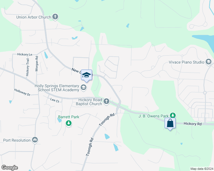 map of restaurants, bars, coffee shops, grocery stores, and more near 391 New Light Road in Canton