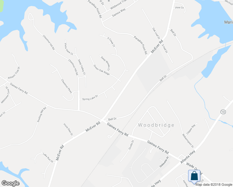 map of restaurants, bars, coffee shops, grocery stores, and more near 6214 Morning View Court in Flowery Branch
