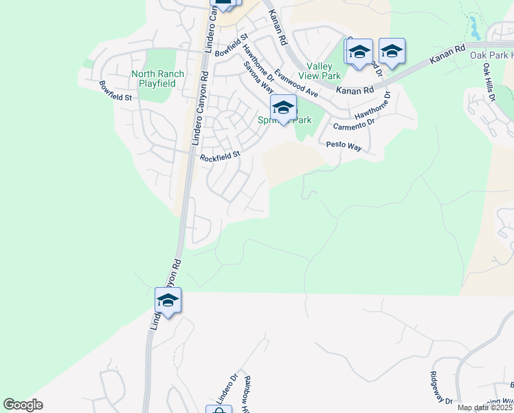 map of restaurants, bars, coffee shops, grocery stores, and more near 4953 Barbados Court in Oak Park