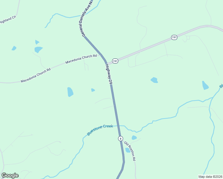 map of restaurants, bars, coffee shops, grocery stores, and more near 3705 U.S. 29 in Danielsville