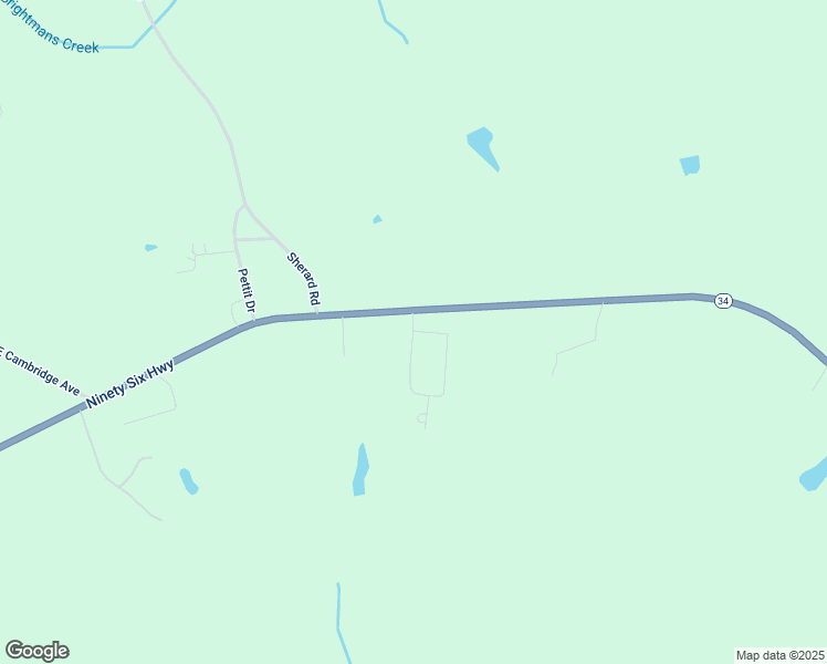 map of restaurants, bars, coffee shops, grocery stores, and more near 132 Butler Circle in Ninety Six