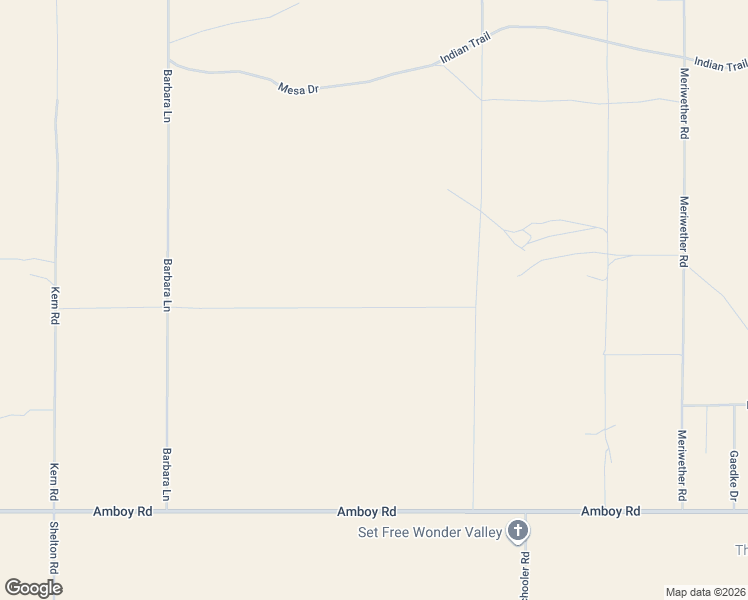 map of restaurants, bars, coffee shops, grocery stores, and more near 82302 Raymond Drive in Twentynine Palms