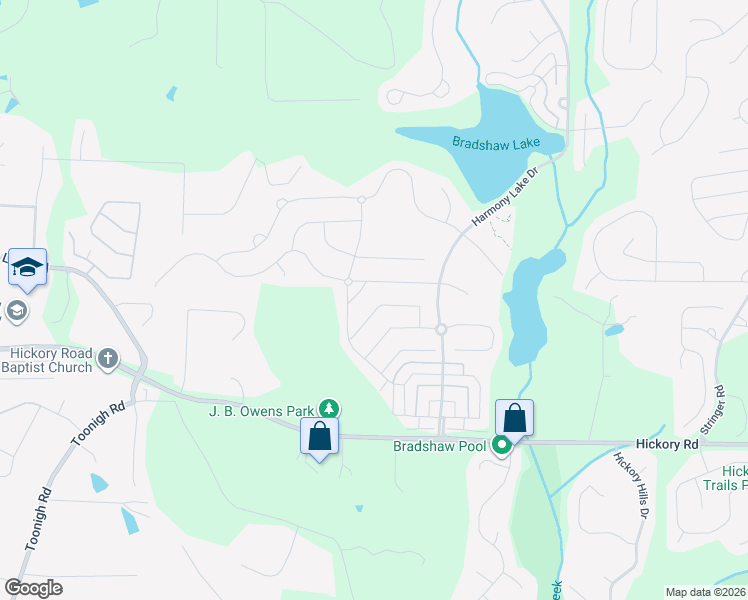 map of restaurants, bars, coffee shops, grocery stores, and more near 621 Syemore Pass in Canton