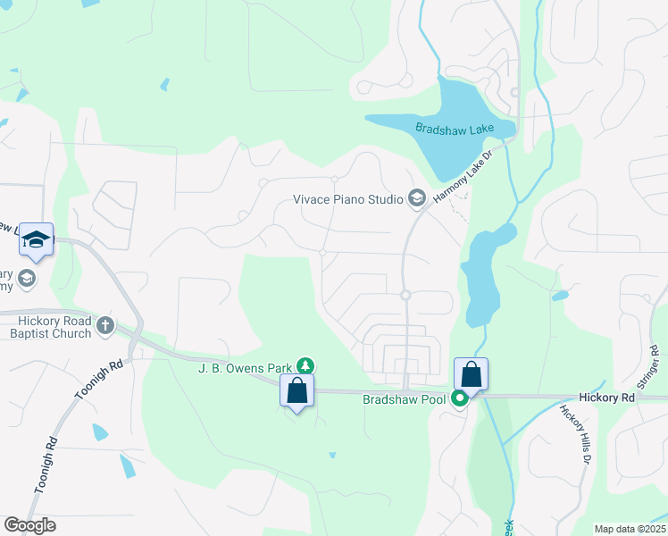 map of restaurants, bars, coffee shops, grocery stores, and more near 807 Greenwood Crossing in Canton