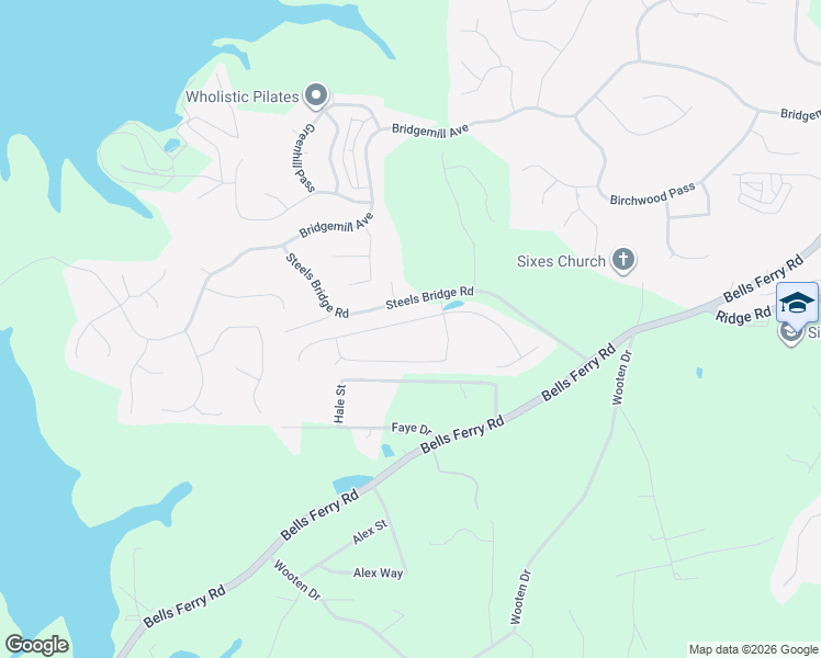 map of restaurants, bars, coffee shops, grocery stores, and more near 236 Parc Drive in Canton