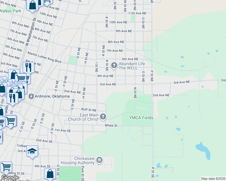map of restaurants, bars, coffee shops, grocery stores, and more near 208 L Street Northeast in Ardmore