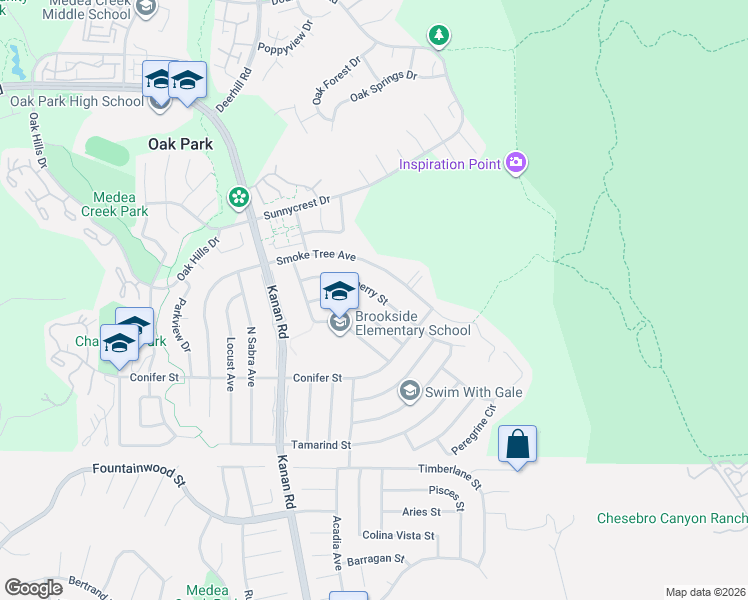 map of restaurants, bars, coffee shops, grocery stores, and more near 6496 Bayberry Street in Oak Park