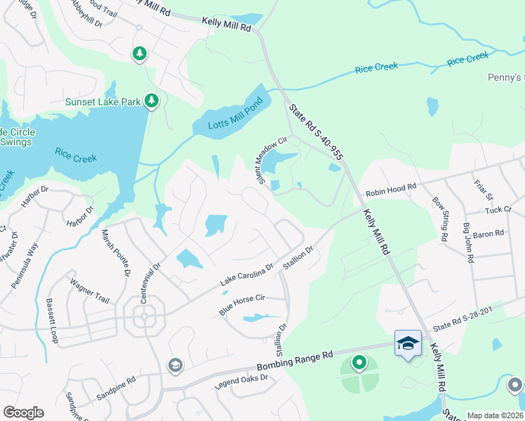map of restaurants, bars, coffee shops, grocery stores, and more near 332 Denman Loop in Columbia