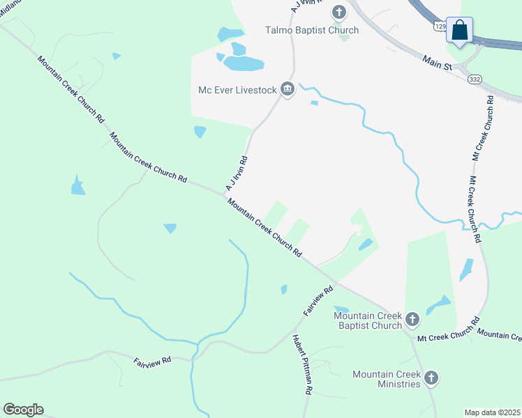 map of restaurants, bars, coffee shops, grocery stores, and more near 1768 Mountain Creek Church Road in Pendergrass