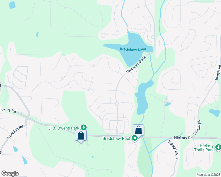 map of restaurants, bars, coffee shops, grocery stores, and more near 233 Glenwood Drive in Canton