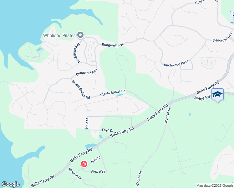 map of restaurants, bars, coffee shops, grocery stores, and more near 251 Parc Drive in Canton