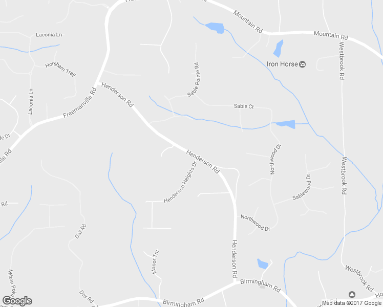 map of restaurants, bars, coffee shops, grocery stores, and more near 16090 Henderson Road in Alpharetta